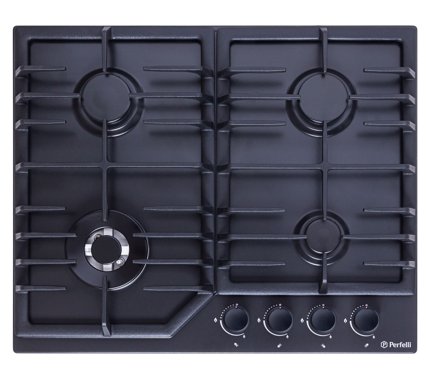 Варильна поверхня газова Perfelli DIAMOND MW69C NERO - Фото 1
