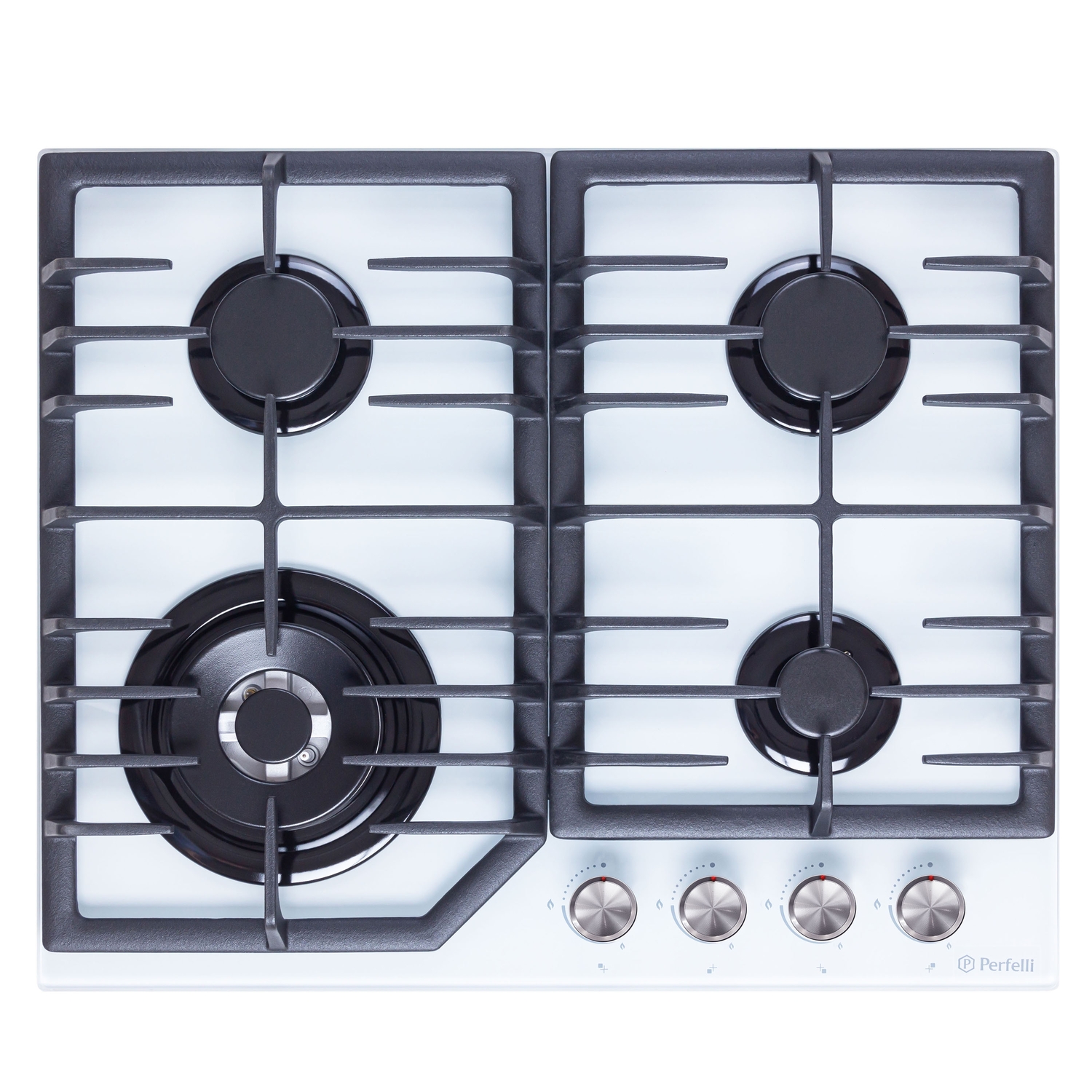 Варильна поверхня газова Perfelli DIAMOND GW69C BIANCO - Фото 1