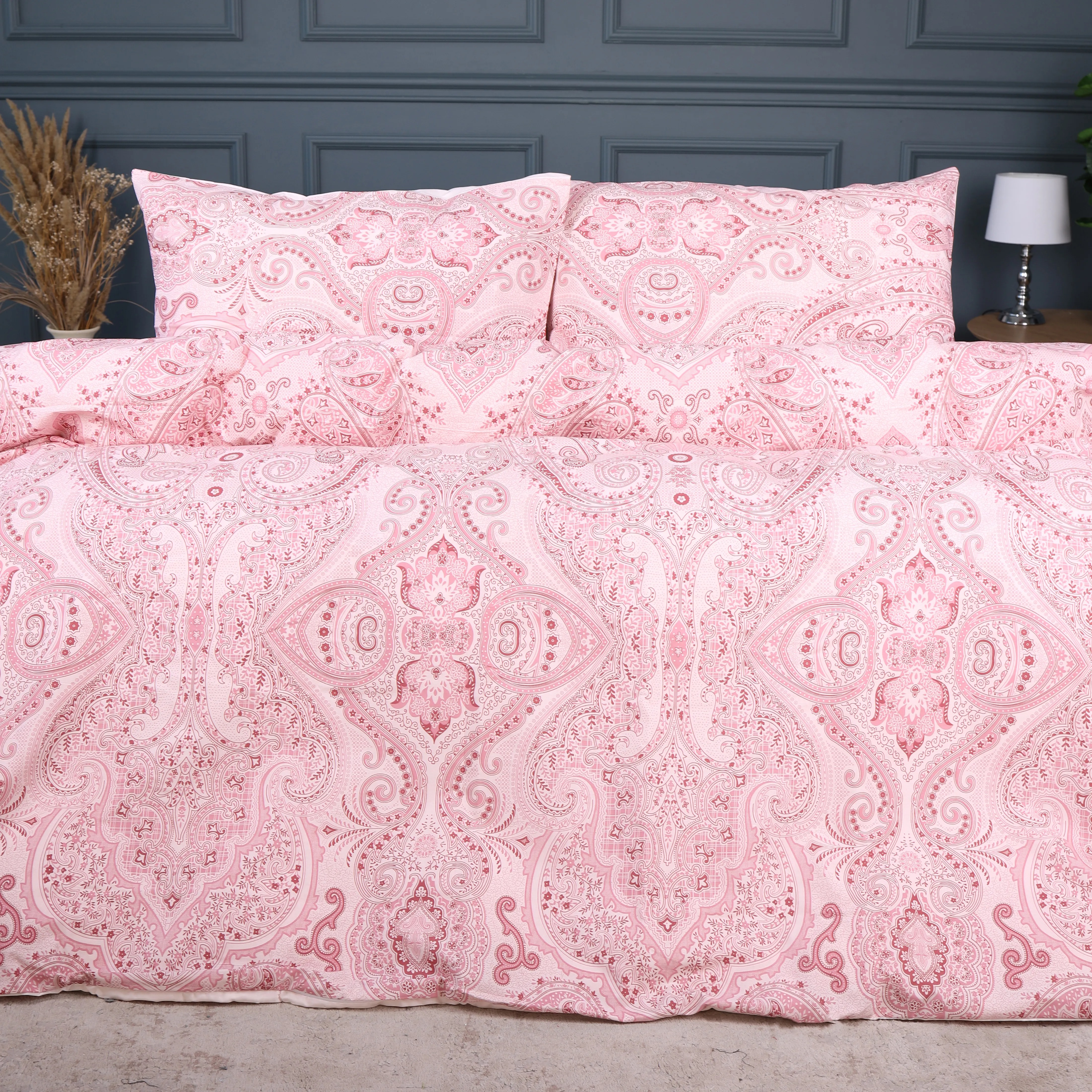 Комплект постільної білизни MirSon 143х210 см 17-0770 Powder Paisley Ranforce Elite (2200011132297) - Фото 1