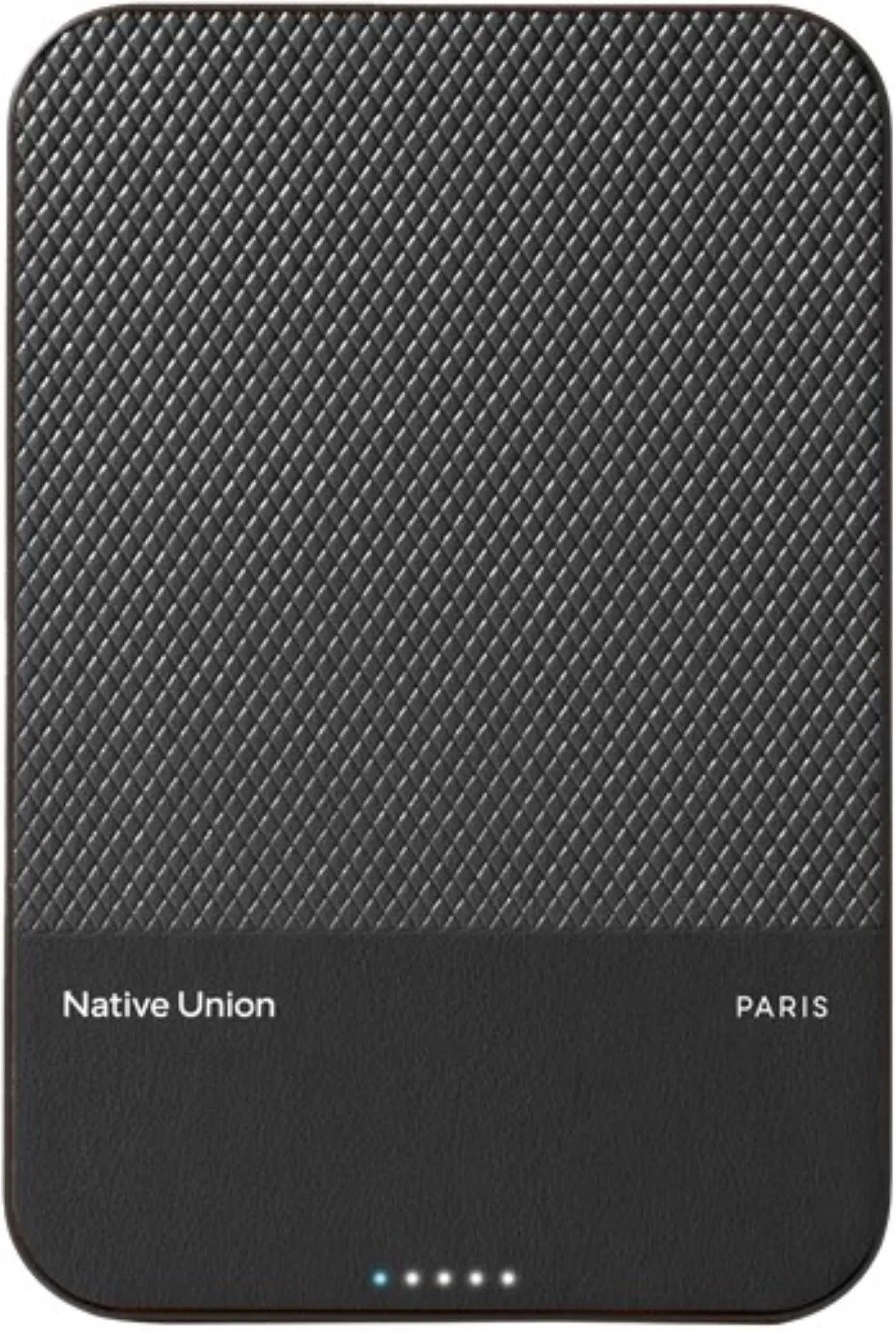 Батарея мобильная Native Union Classic Magnetic Power Bank 10 000mAh Black (PB-10KMS-BLK) - Фото 1