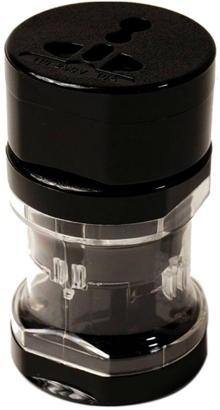Переходник Евро 220В PowerPlant 220V 10A Black (DV00DV5068) - Фото 1