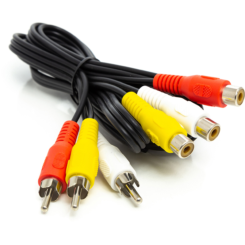 Кабель RCA PowerPlant 3xRCA plugs to 3xRCA jack (CA912049) - Фото 1