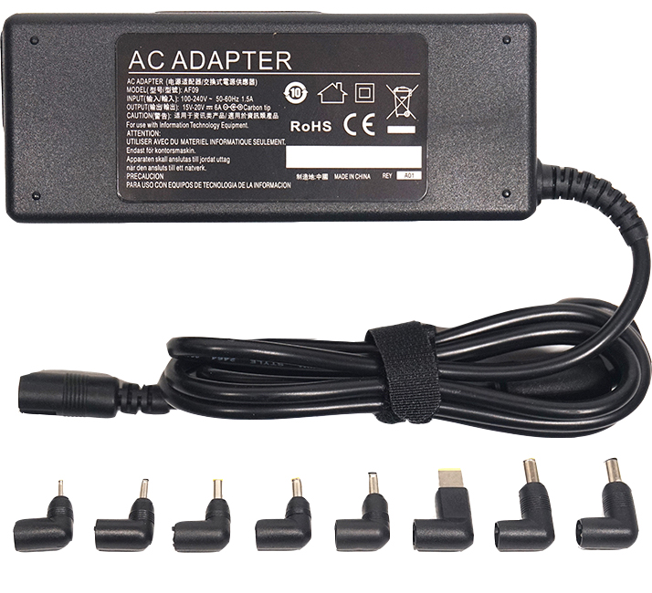 Зарядное устройство для ноутбука PowerPlant 90W Универсальный 15-20V 6A (NA700028) - Фото 1