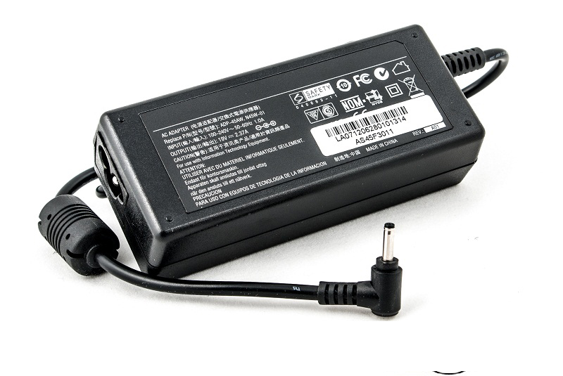 Зарядное устройство для ноутбука PowerPlant Asus 220V 45W 19V 2.37A (AS45F3011) - Фото 1