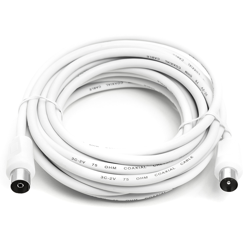 Кабель-удлинитель для антенн PowerPlant AV 1.5 m White (CA911950) - Фото 1