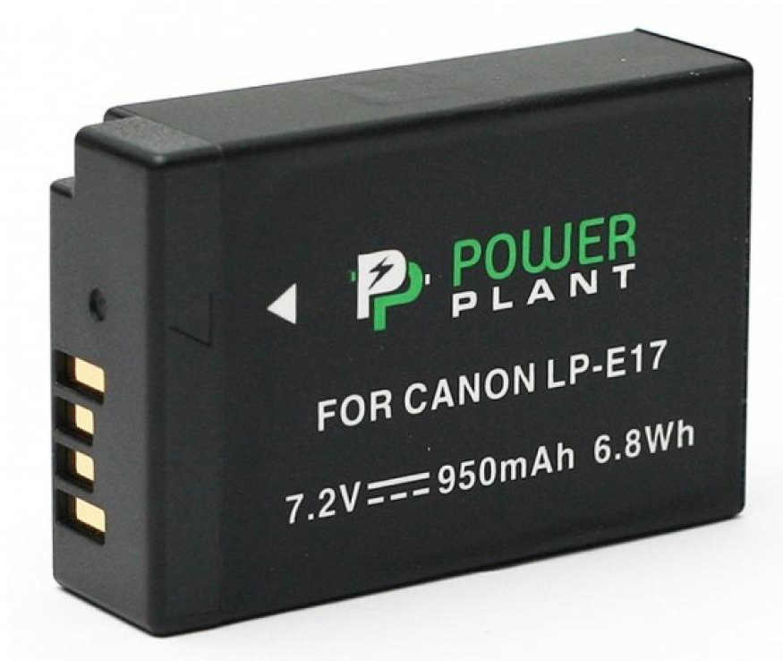 Аккумулятор для фотокамеры PowerPlant Canon LP-E17 950mAh (DV00DV1410) - Фото 1