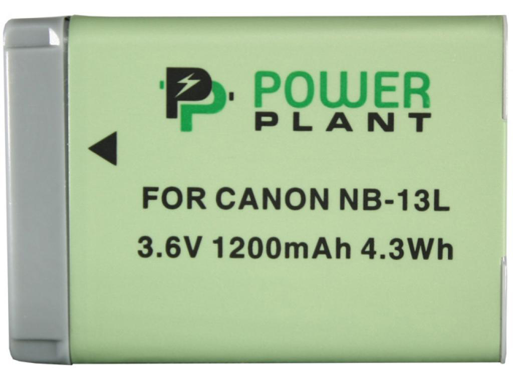 Аккумулятор для фотокамеры PowerPlant Canon NB-13L 1200mAh (DV00DV1403) - Фото 1