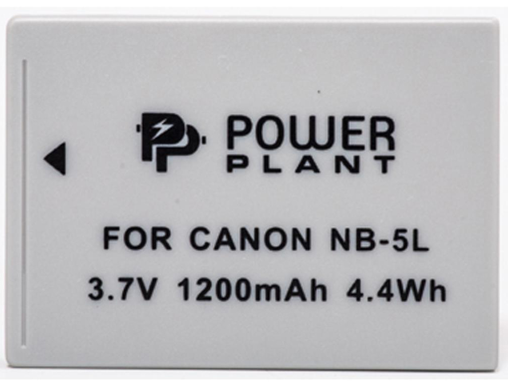 Аккумулятор для фотокамеры PowerPlant Canon NB-5L 1200mAh (DV00DV1160) - Фото 1