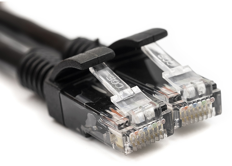 Кабель патч-корд PowerPlant Cat5E UTP 0.5m Black (CA911523) - Фото 1