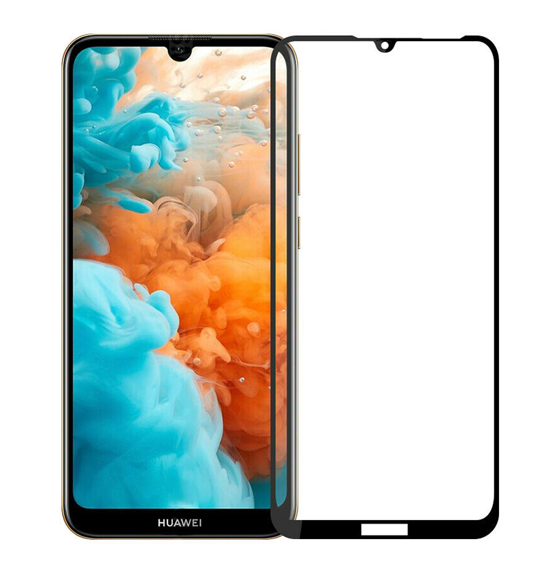 Защитное стекло для смартфона PowerPlant Full Screen for Huawei Y6 2019 Black (GL606528) - Фото 1