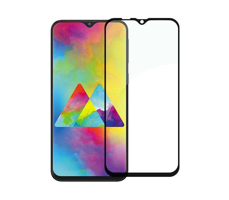 Защитное стекло для смартфона PowerPlant Full Screen for Samsung Galaxy M20 Black (GL606276) - Фото 1