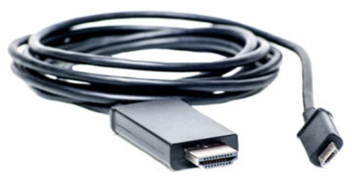 Кабель HDMI PowerPlant HDMI - micro USB 1.8m MHL (KD00AS1239) - Фото 1