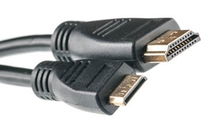 Кабель HDMI PowerPlant HDMI - mini HDMI 0.5m (KD00AS1192) - Фото 1