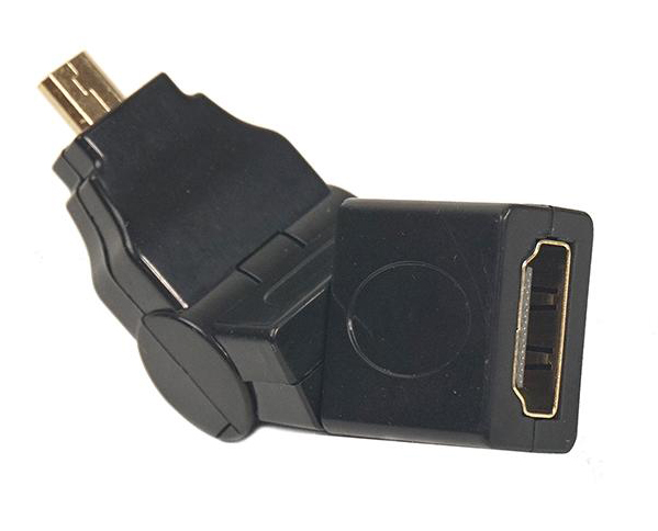 Переходник HDMI PowerPlant HDMI AF - microHDMI AM (CA910618) - Фото 1