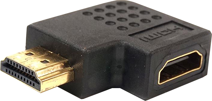 Переходник HDMI PowerPlant HDMI (AF) -HDMI (AM) Black (KD00AS1302) - Фото 1