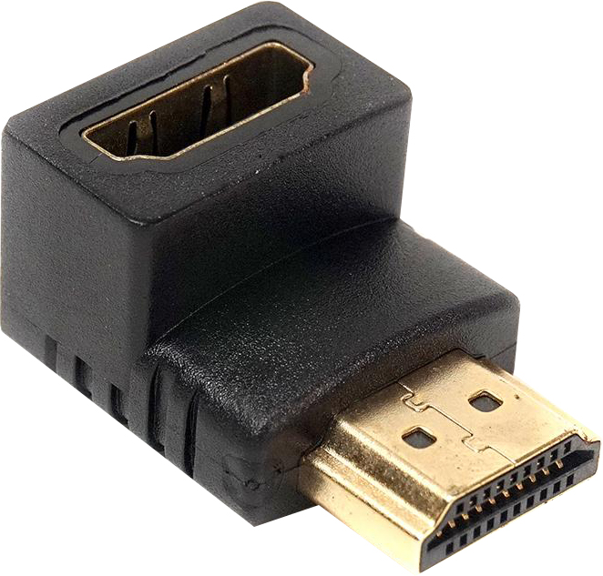 Переходник HDMI PowerPlant HDMI (AF) -HDMI (AM) Black (KD00AS1303) - Фото 1