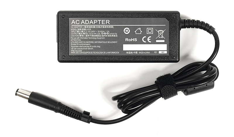 Зарядное устройство для ноутбука PowerPlant HP 220V 18.5V 65W 3.5A (HP65E7450) - Фото 1