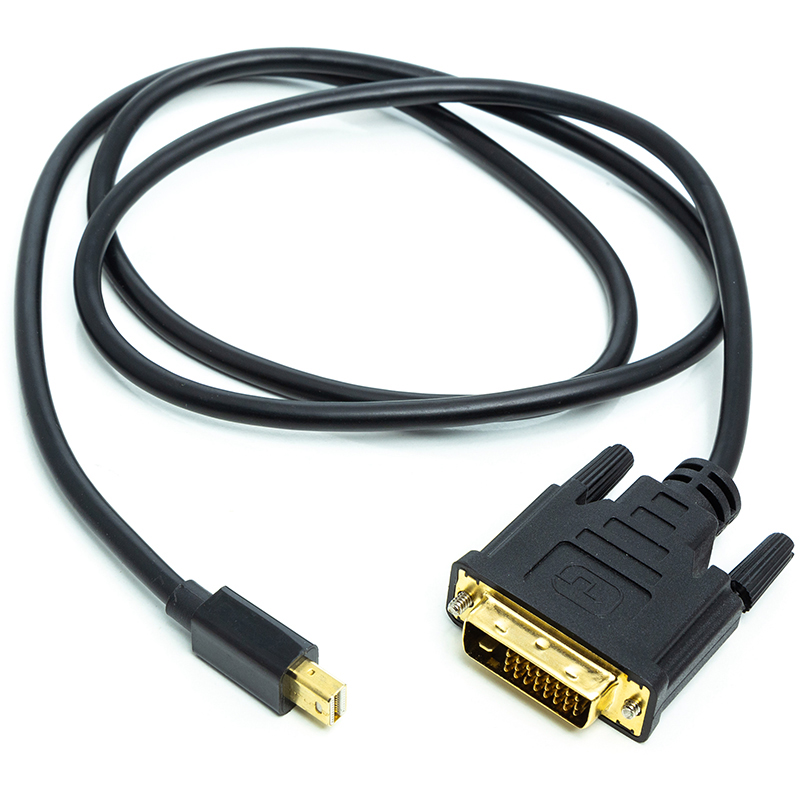 Переходник Mini Display Port-DVI PowerPlant Mini DisplayPort to DVI (CA912148) - Фото 1