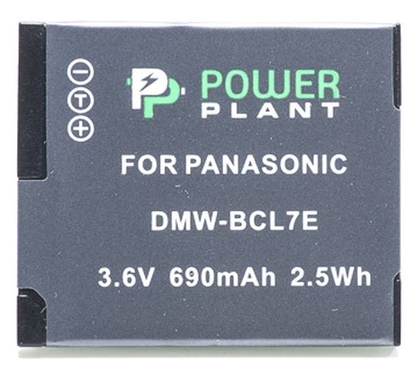 Аккумулятор для фотокамеры PowerPlant Panasonic DMW-BCL7E 690mAh (DV00DV1380) - Фото 1