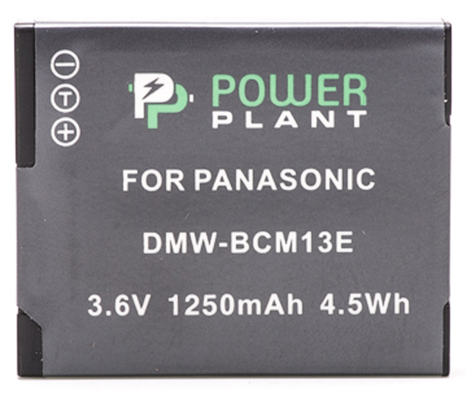 Аккумулятор для фотокамеры PowerPlant Panasonic DMW-BCM13E 1250mAh (DV00DV1381) - Фото 1