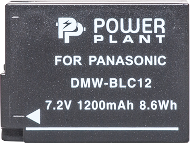 Аккумулятор для фотокамеры PowerPlant Panasonic DMW-BLC12, DMW-GH2 1200mAh (DV00DV1297) - Фото 1