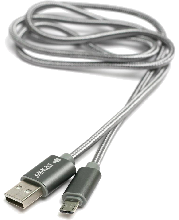 Кабель синхронизации данных PowerPlant Quick Charge USB 2.0 AM – Micro 1m (KD00AS1287) - Фото 1