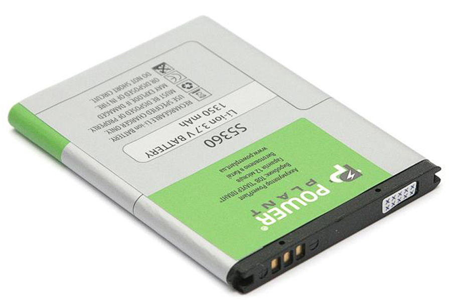 Аккумулятор для мобильного телефона PowerPlant Samsung Galaxy S5360/S5380/s5300/S6102/Y (DV00DV6110) - Фото 1