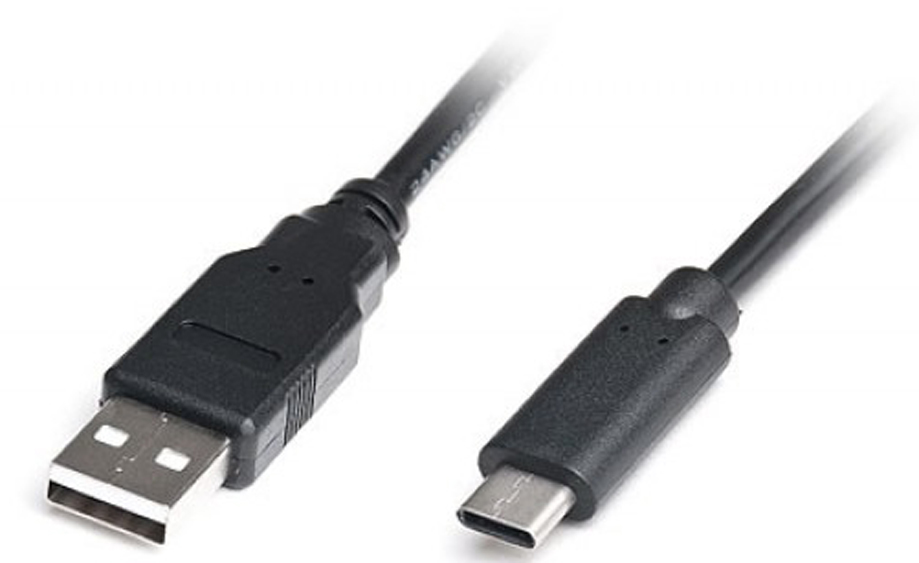 Кабель синхронизации данных PowerPlant USB 3.0 AM-USB Type-C M 1.5m Black (KD00AS1254) - Фото 1