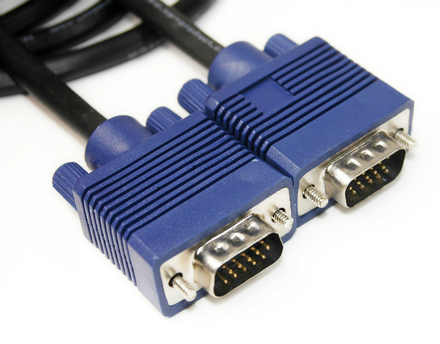 Кабель VGA PowerPlant VGA-VGA 1.5m Double Ferrites (KD00AS1284) - Фото 1