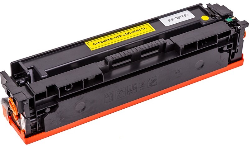 Картридж для лазерних принтерів/БФП PowerPlant Canon MF641/643/645, LBP-621/623 (CRG-054H) YL з чипом (PP-CRG-054HY) - Фото 1