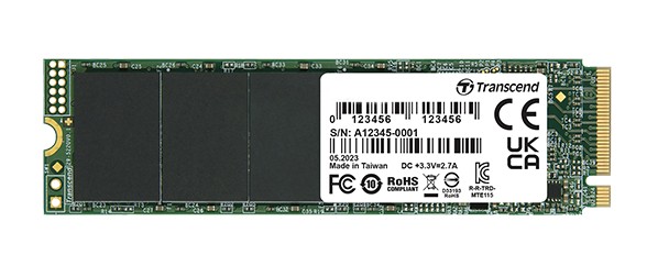 SSD-накопитель внутренний Transcend MTE115S 500GB M.2 2280 Gen3x4 TLC (TS500GMTE115S) - Фото 1
