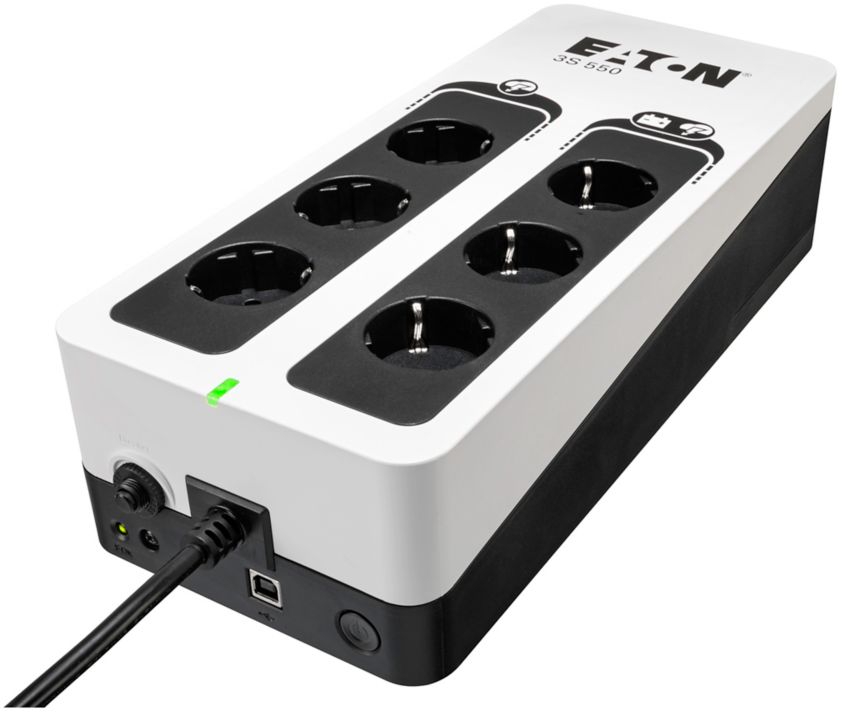 Купити Джерело безперебійного живлення Eaton 3S 550VA DIN (3S550D) - Фото 1 Джерело безперебійного живлення Eaton 3S 550VA DIN (3S550D) - Фото 1