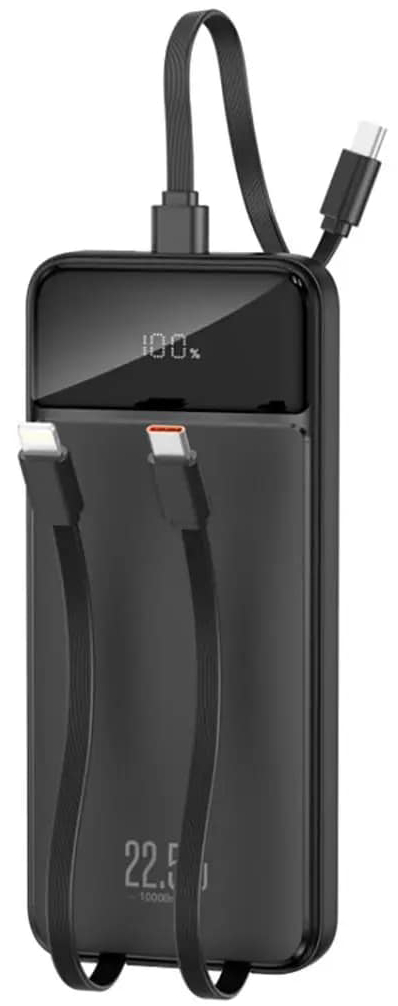Батарея мобильная XO 10000mAh (PR274.black) - Фото 1