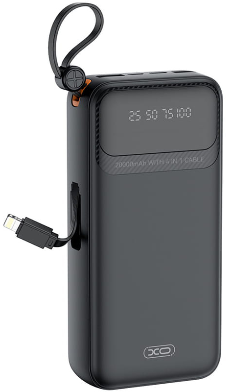 Батарея мобільна XO PR279 20000mAh 10W Black - Фото 1