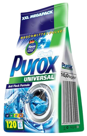Стиральный порошок Purox Universal 10 кг (4260418930511) - Фото 1