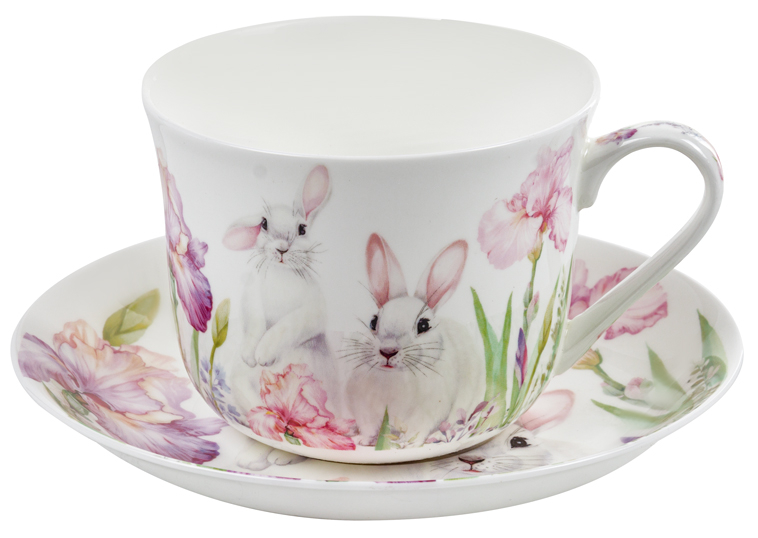 Купить Чашка Lefard Кролик в цветах 470 мл 2 пр. (924-804) - Фото 1 Чашка Lefard Кролик в цветах 470 мл 2 пр. (924-804) - Фото 1