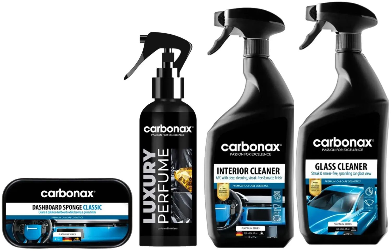 Купить Средство для салона авто Carbonax Премиальный набор по уходу за интерьером (NC1) - Фото 1 Средство для салона авто Carbonax Премиальный набор по уходу за интерьером (NC1) - Фото 1