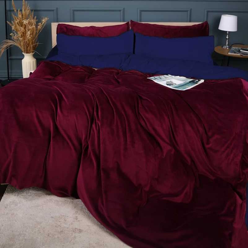 Комплект постельного белья детский MirSon Велюр Winter Frost 28-0006 + 28-0002 Primula Velvet 110х140 (2200004006994) - Фото 1