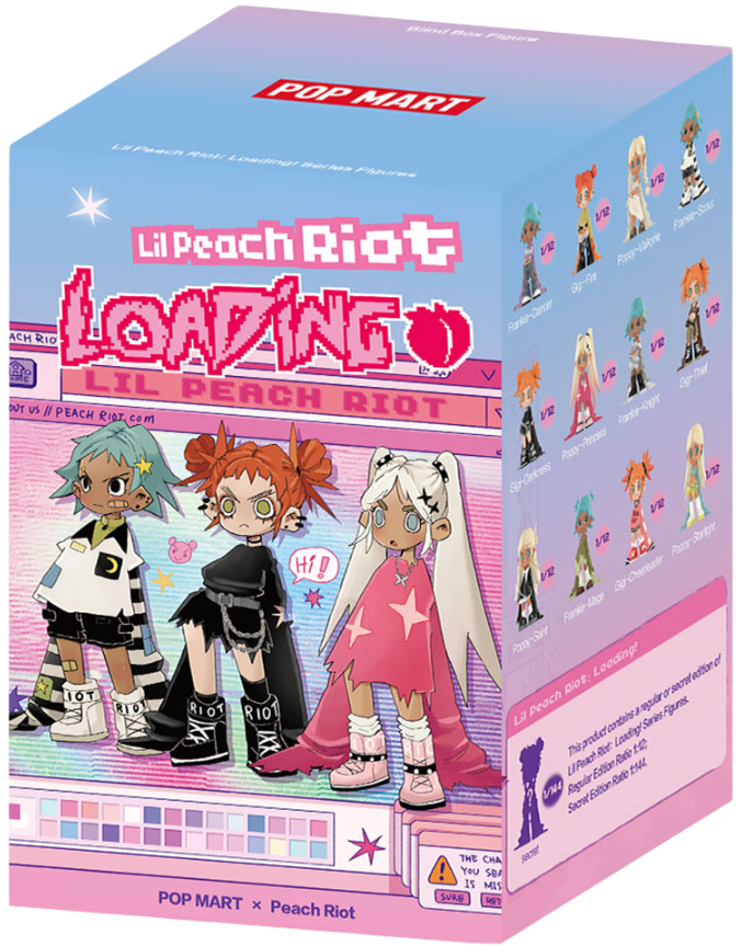 Игровая фигурка-сюрприз Pop Mart PeachRiot Серия Lil Loading! (PRLL-01) - Фото 1