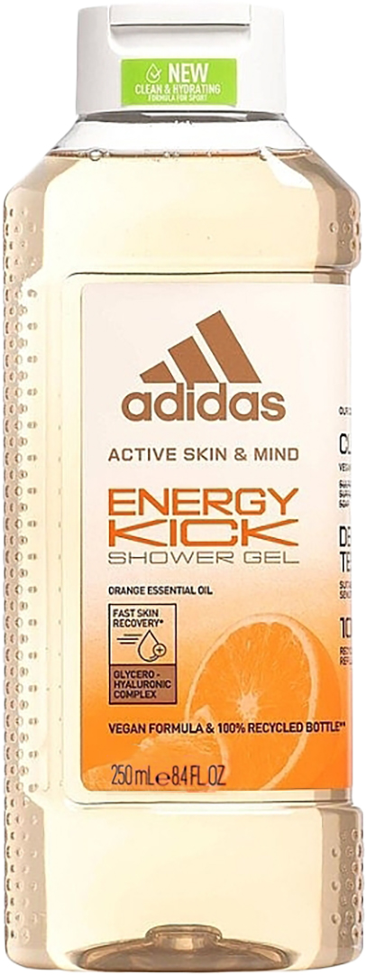 Гель для душу Adidas Pro line Energy Kick 250 мл (3616303444471) - Фото 1