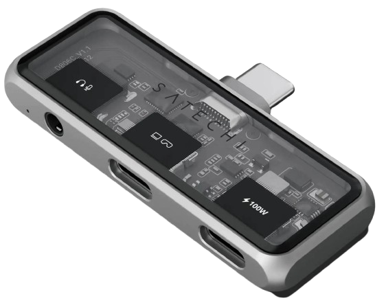 Хаб USB Satechi Mobile XR Hub with microSD Reader Space Grey (ST-HXRAJM) - Фото 1