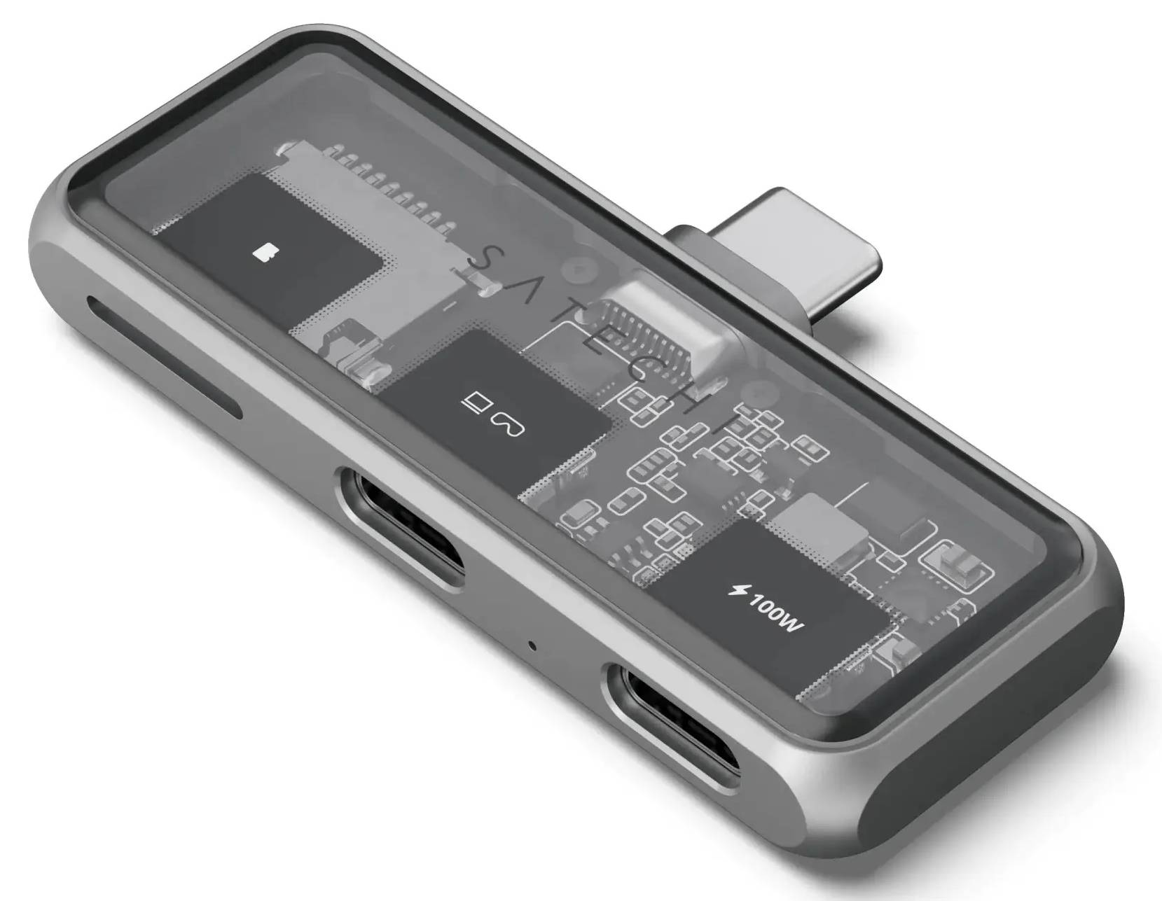 Хаб USB Satechi Mobile XR Hub with Audio Space Grey (ST-HXRSDM) - Фото 1