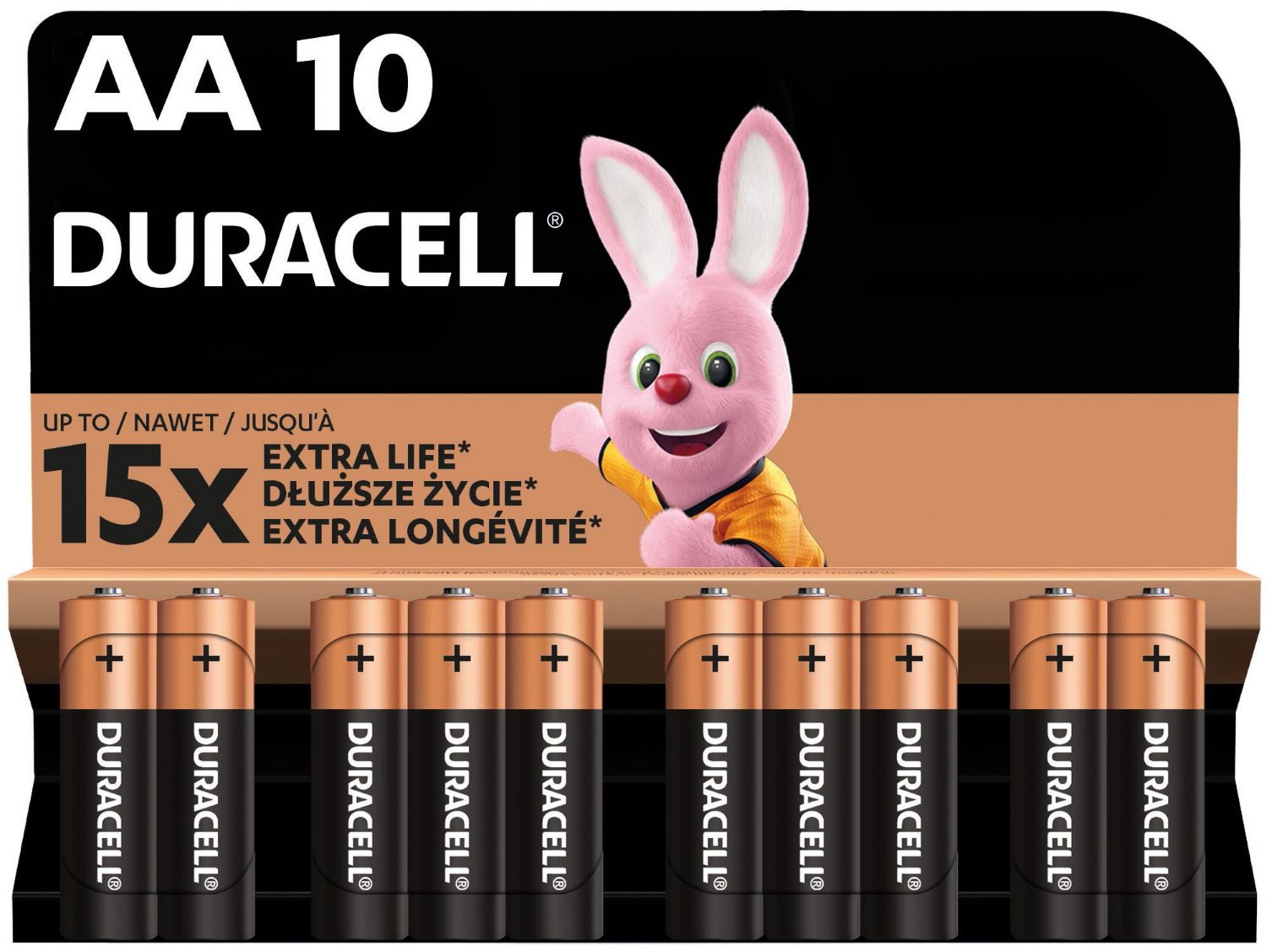 Батарейка тип AA Duracell MN1500 (LR06) уп. 1x10 шт. (5002508) - Фото 1