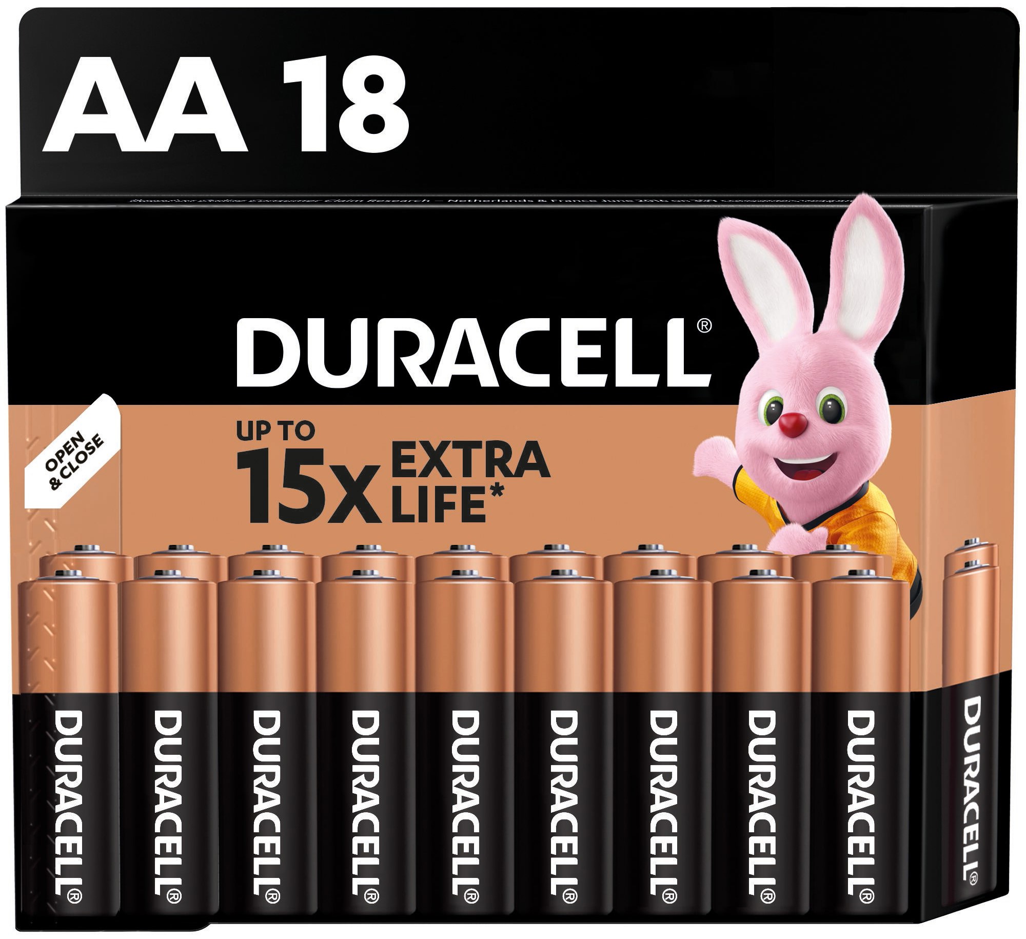 Батарейка тип AA Duracell MN1500 (LR06) 1х18 шт. (5002770) - Фото 1