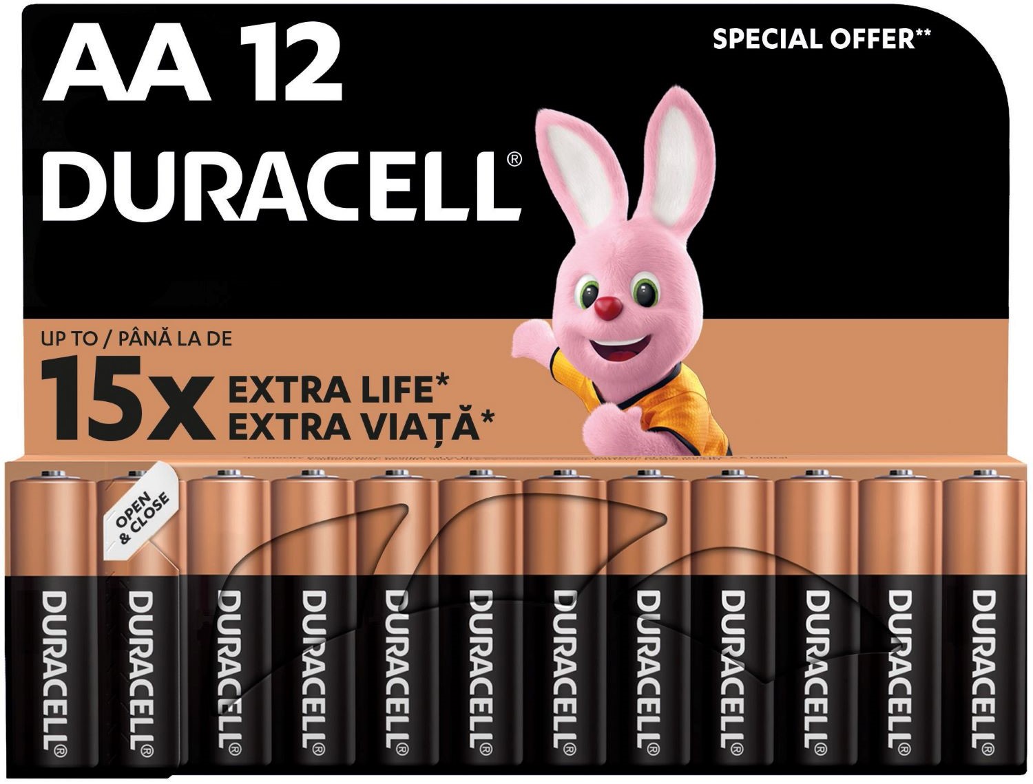 Батарейка тип AA Duracell MN1500 (LR06) 1х12 шт. (81545412) - Фото 1