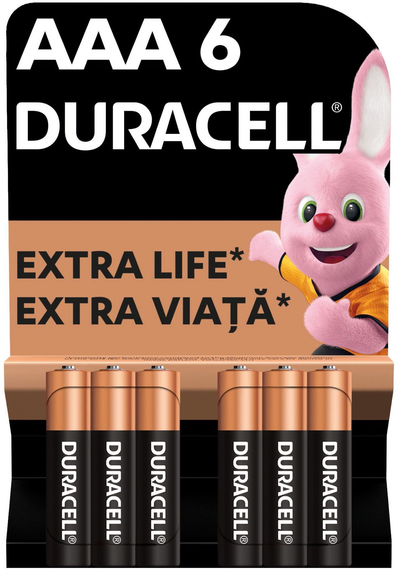 Батарейка тип AAA Duracell MN-2400 (LR-03) 5+1 - Фото 1