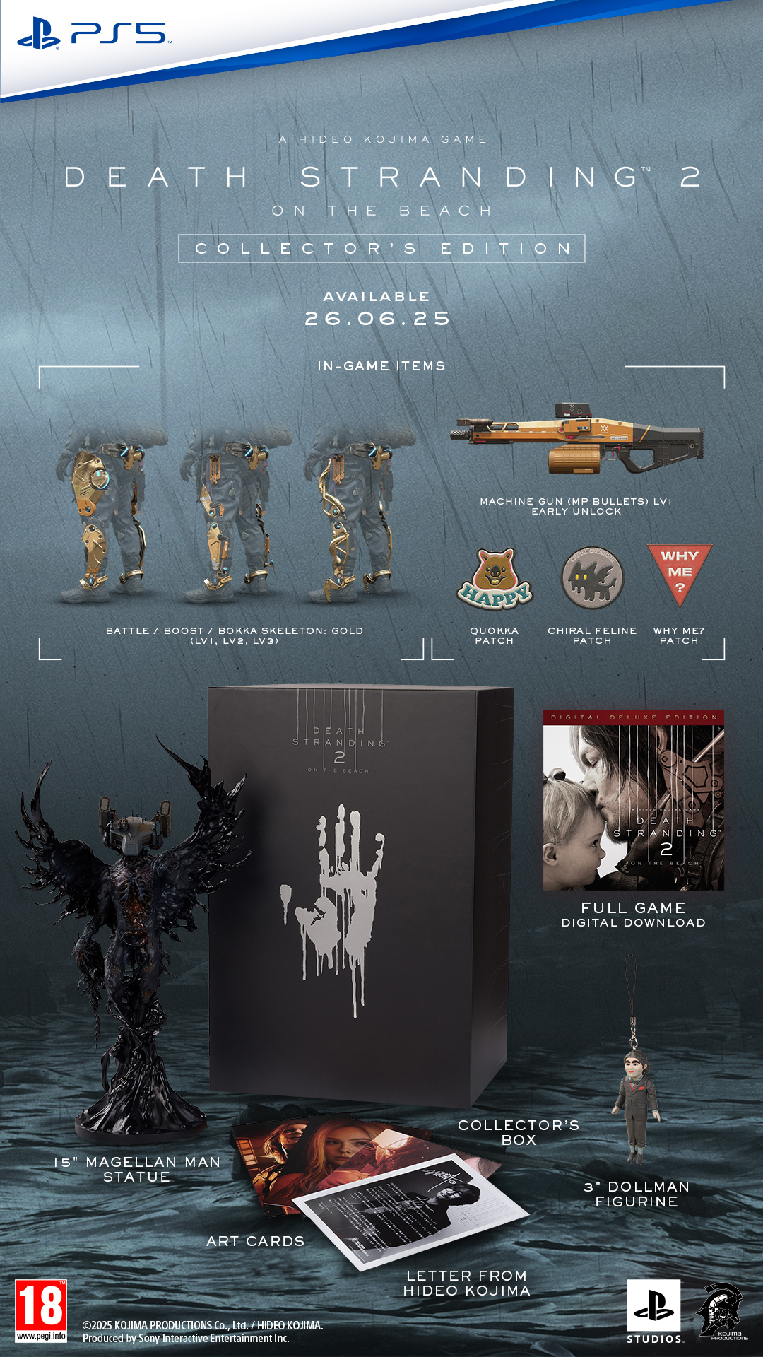 Игровой диск PS5 Death Stranding 2: On the Beach [Collector's Edition] - Фото 1