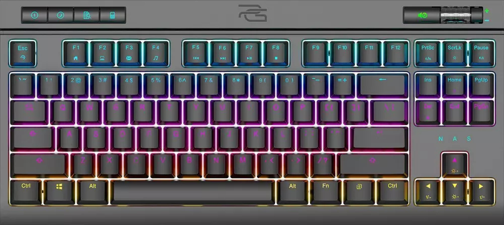 Клавиатура проводная игровая Proove Gaming Sideswap (Ukraine Layout) Black (CKSI00022401) - Фото 1