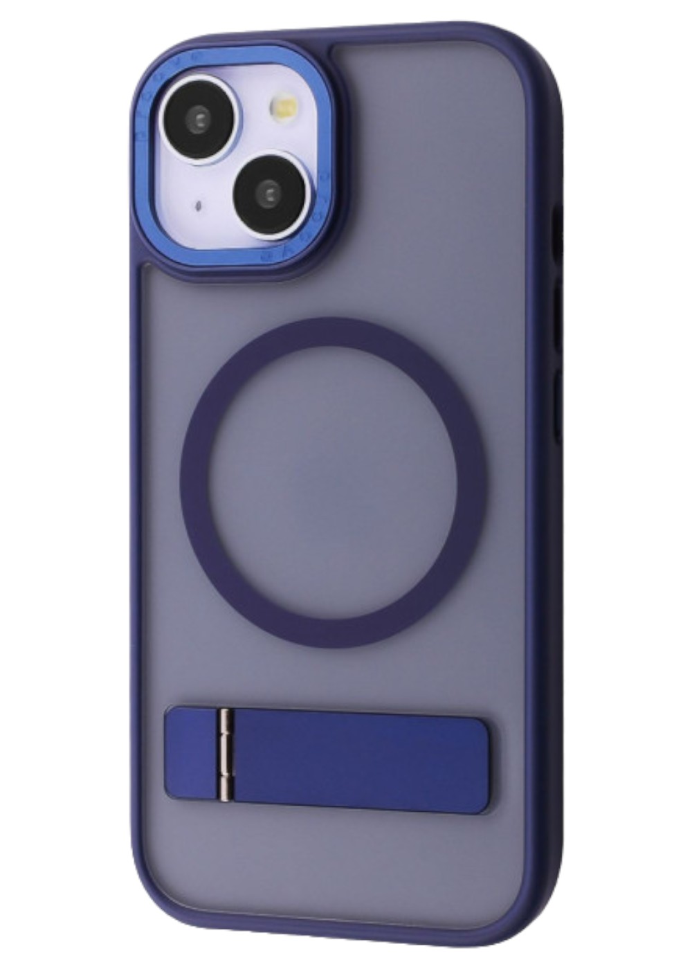 Чехол для смартфона Mainstay Case with Magnetic Ring iPhone 15 Midnight Blue (PCMCIP150008) - Фото 1