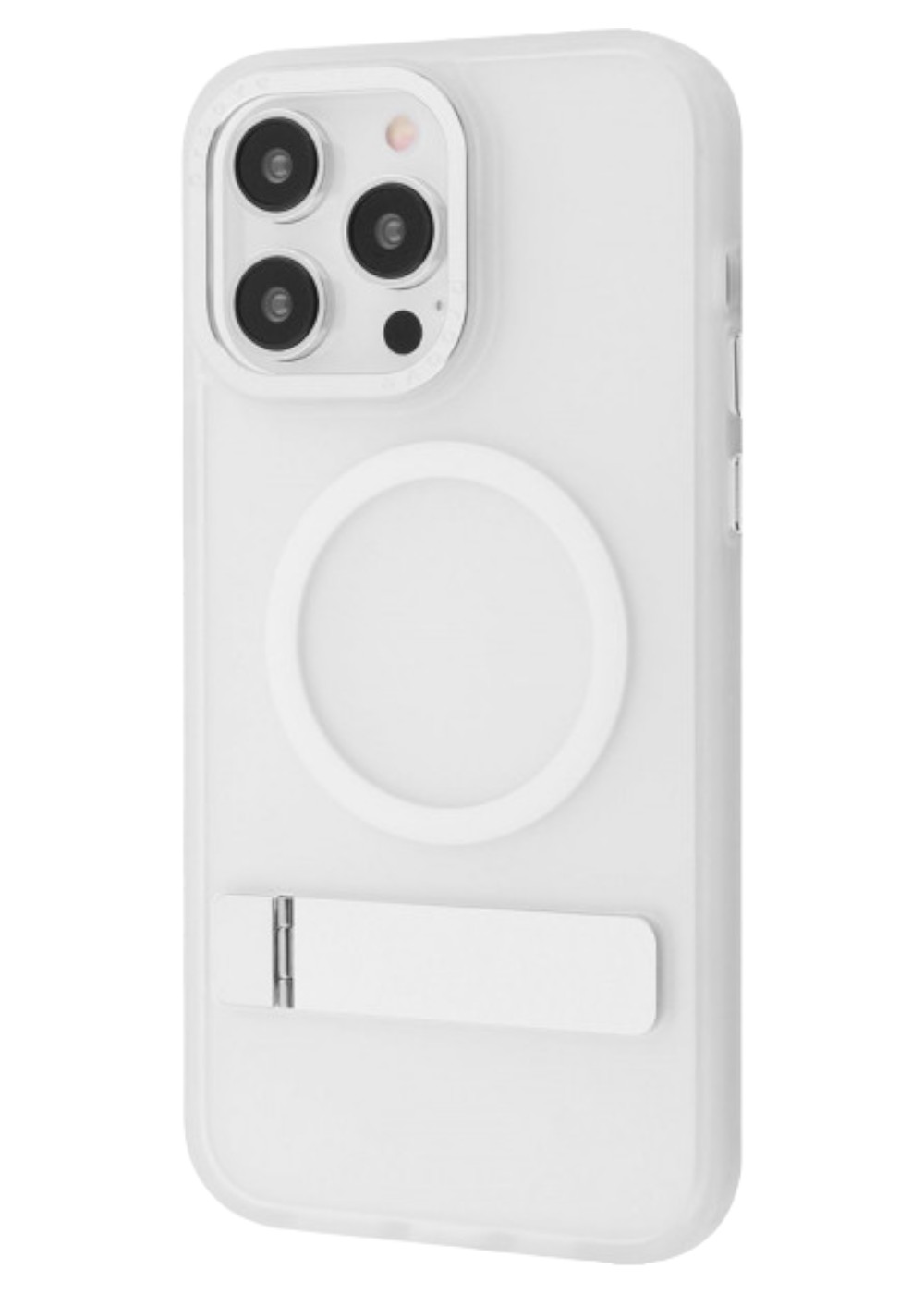 Чехол для смартфона Mainstay Case with Magnetic Ring iPhone 15 Pro Max White (PCMCIP15PM14) - Фото 1